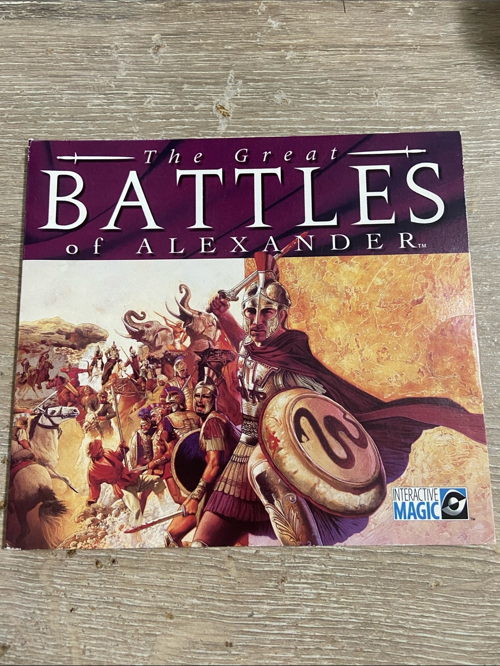 The Great Battles of Alexander (PC-CD, 1998) Windows 95/98 Vintage